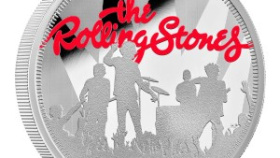 Stříbrná mince k výročí legendárních Rolling Stones