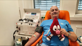 Superdárce Petr Hašek daroval krev již dvěstěkrát
