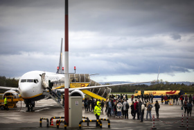 Ryanair odstartoval spojení z Pardubic do Barcelony-Girony