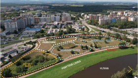 Akvapark bude na levém břehu Vltavy